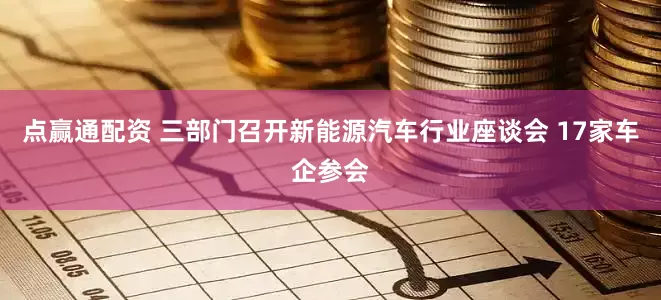 点赢通配资 三部门召开新能源汽车行业座谈会 17家车企参会